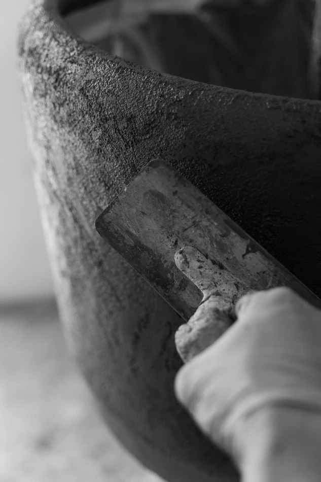 Ambacht door details potten