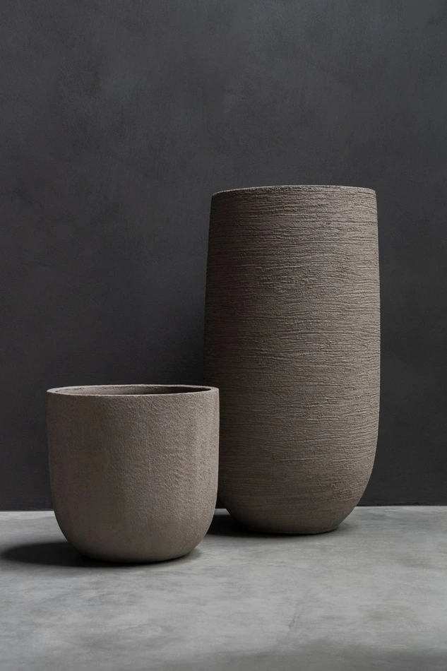 Combinatie 2 potten bruin