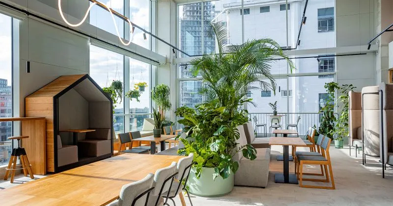 Biophilic design inrichting Be-Max