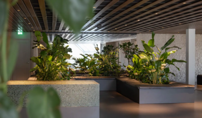 Interieurbeplanting bij Crematorium en Uitvaartcentrum Zaanstad in Zaandam