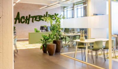 Interieurbeplanting op kantoor bij Stichting Achterhoek Toerisme