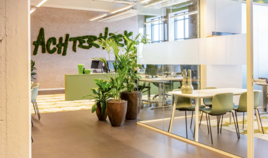 Interieurbeplanting op kantoor bij Stichting Achterhoek Toerisme