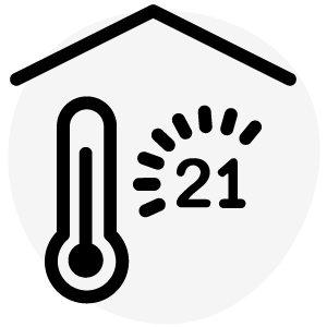 Binnenklimaat icoon