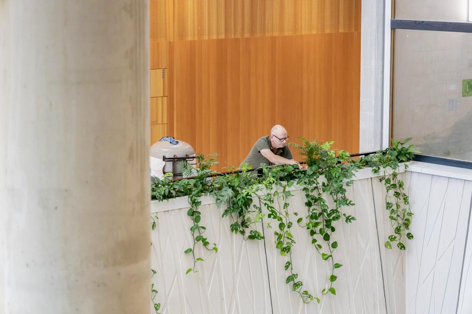 Onderhoud door Clazinus bij de WUR