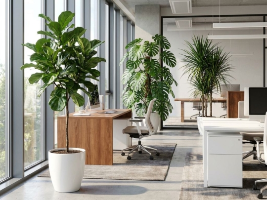 Wat zijn de beste grote planten voor kantoorinterieur? Ten Brinke